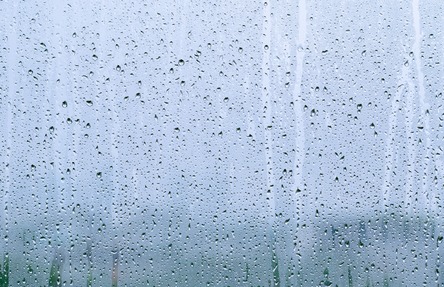 Rain on windows